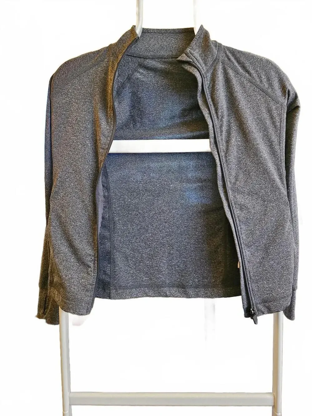Ideology Girls Jacket Grey Full Zip Sweatshirt  